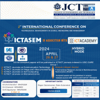 International Conference on Technological Advancements in Science, Engineering and Management ICTASEM-24 International Conference Poster